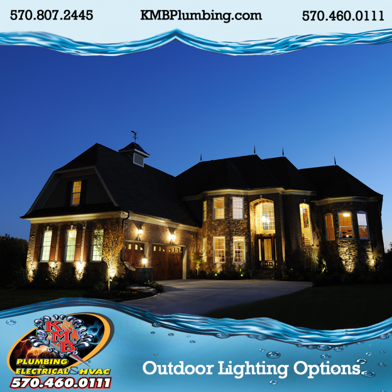 House outdoor lighting