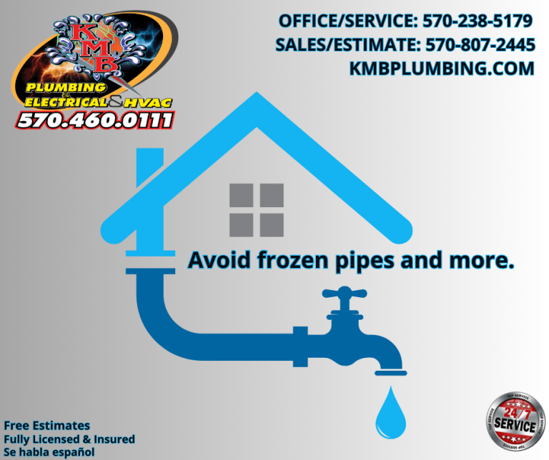 Avoid frozen pipes!