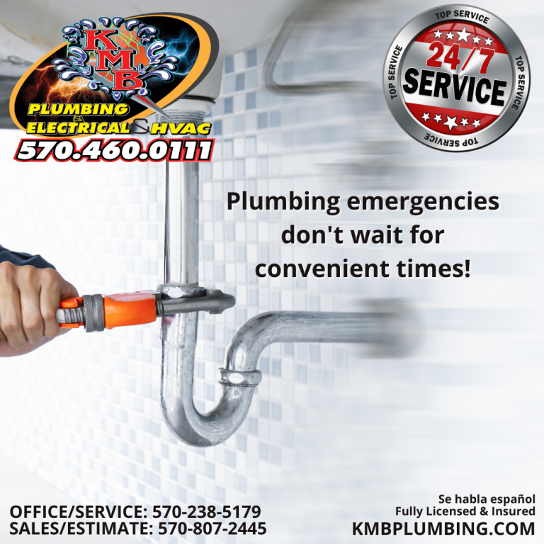 Plumbing emergencies can be stressful