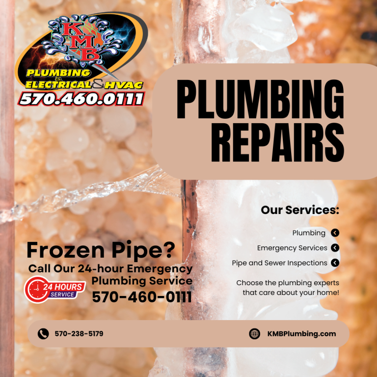 Frozen Pipes and plumbing repairs